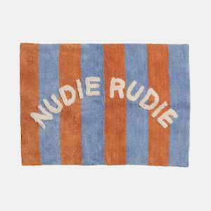 Zelia Nudie Rudie Bath Mat - Blue Jay