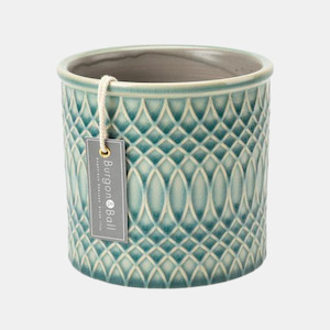 Plant Lovers: Glazed Pot - Morocco Celadon