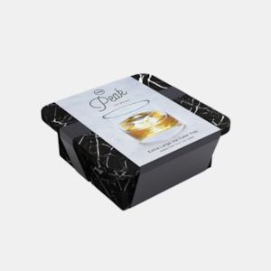 Extra Large Ice Cube Tray - Marble Black