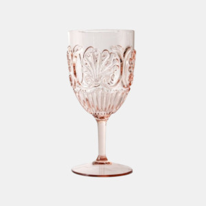 Flemington Acrylic Wine Glass - Pale Pink