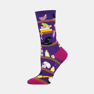 Women's Socks Bewitched Closet - Purple