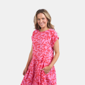 Sunset Hour Dress - Strawberry