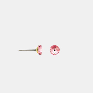 Mila Crystal Studs - Pink