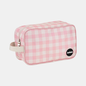 Holiday Travel Bag - Candy Pink Check