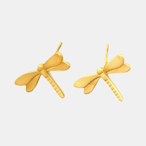 Dragonfly Earrings - Gold