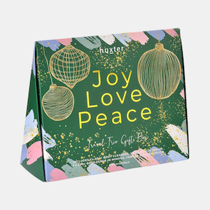 Travel Trio - Joy Love Peace - Green Xmas Baubles