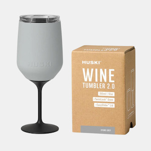 Huski Wine Tumbler 2.0 - Stone Grey