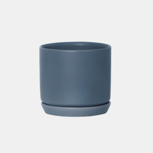 Oslo Planter Muted Navy Medium