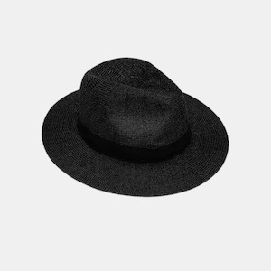 Antler: Fedora Black Band - White