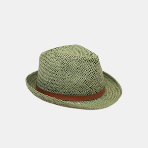 Antler: Green Panama Hat