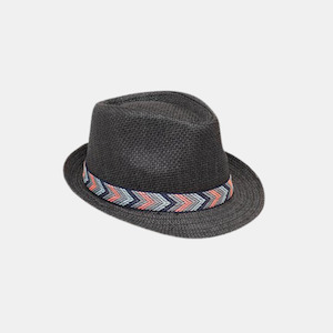 Antler: Black Panama Hat