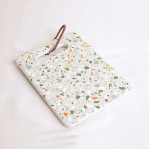 Porcelain Board - Terrazzo Green Small