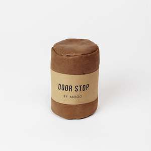 Winter Home Edit: Door Stop  Vegan Leather Brown