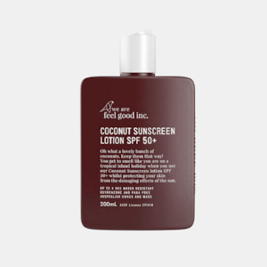 Beach Essentials: Coconut Sunscreen Lotion SPF50+ 200ml