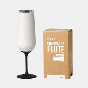 Huski Champagne Flute - White