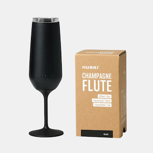 Huski Champagne Flute - Black