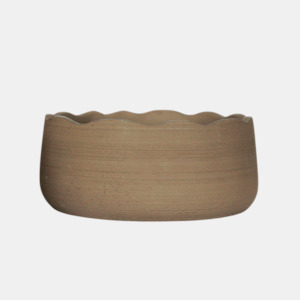 Roman Planter Wide/Low - Caramel