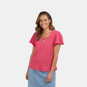 Tops Shirts: Elodie Top - Melon