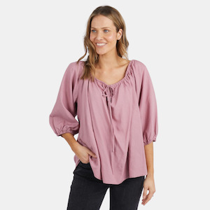 Goldie Blouse - Dusty Pink