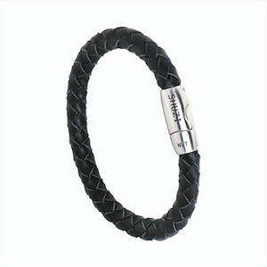 Italian Leather Band - Black Shuzi