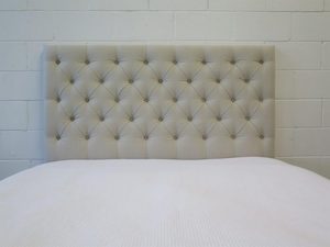 Deep buttoned headboard