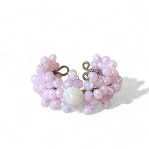 Clothing accessory: The Sweet Lily Pink Crystal bracelet