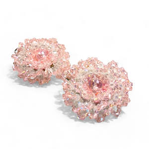 The Roseanne Girls Crystal Flower Clip Set