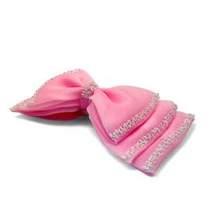 The Sugar Plum Designer Girls Pink Bow