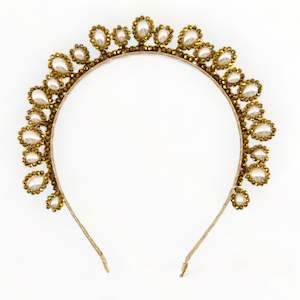 Clothing accessory: The Carita Girls Gold Tiara