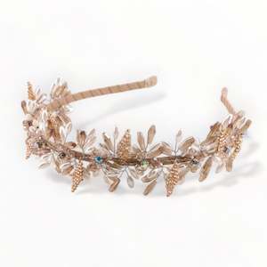 The Lily Rose Blush Flower Headband