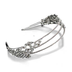 Clothing accessory: The Lillian Girls Designer Diamante Tiara