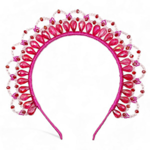 Clothing accessory: The Erica Designer Girls Pink Tiara