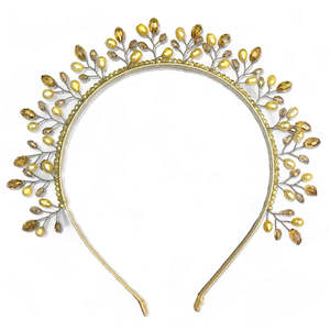 Clothing accessory: The Bryony Kids Crystal & Pearl Tiara