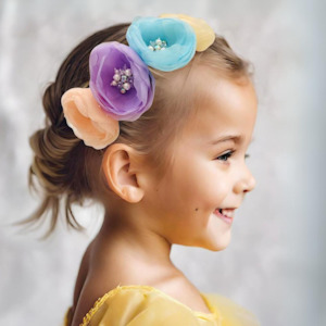 Clothing accessory: The Sweet Pea Flower Childrens Headband