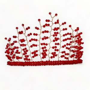 Clothing accessory: The Czarina hand crafted girls crystal Crown