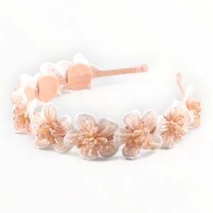 Clothing accessory: The Carys Girls Flower Hairband