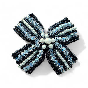 Noughts and Crosses Girls Bow Hair Clip