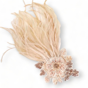 Luxury Lotus Childrens Feather Hair Clip