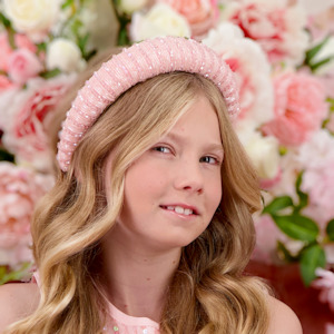 Clothing accessory: Brooke Girls Pink Headband