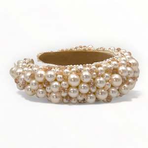 Clothing accessory: Taylor Blush Pearl Headband