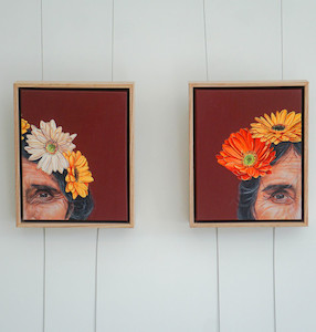 Mia I & II (Diptych) Sierra Roberts Art