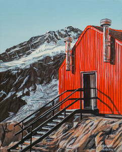 Mueller Hut Print Sierra Roberts Art