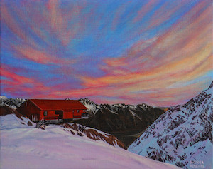 Plateau Hut Print Sierra Roberts Art