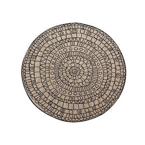 Indy Round 8940 Jute Rug