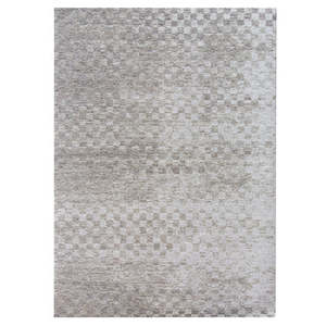 Floor covering wholesaling: Russo Check Silver Rug