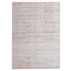 Floor covering wholesaling: Russo Check Vieuxrose Rug