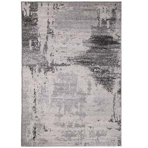 Floor covering wholesaling: Asana Vintage Light Grey/Black Rug