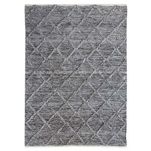 Floor covering wholesaling: Bomerano Indoor/Outdoor Dark Grey Rug