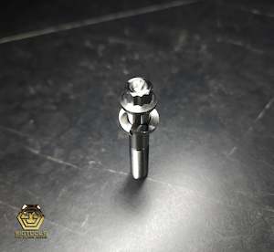 Titanium: Martinez 12-point Titanium Replacement Bolt w/ Washer for M1&M4 Steel Heads