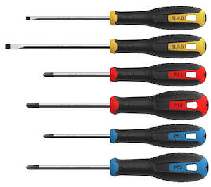 Tool, household: HULTAFORS Screwdriver Set PH, PZ & SL